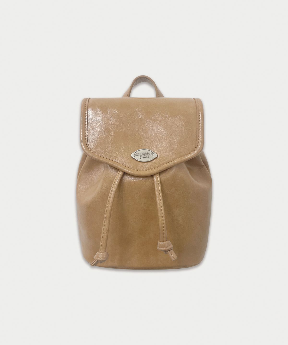 썸웨어버터(SOMEWHEREBUTTER) Mini Fle Backpack - Caramel