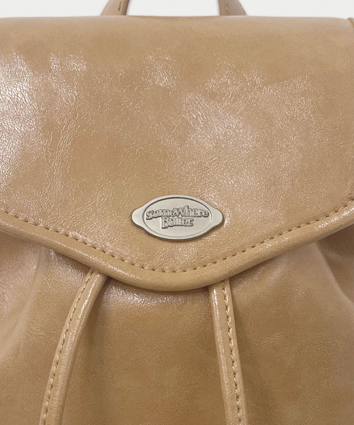 ★SOMEWHERE BUTTER.★ Mini Fle Backpack Caramel S4FBG06CMF MUSINSA | SOMEWHEREBUTTER Mini Fle Backpack - Caramel