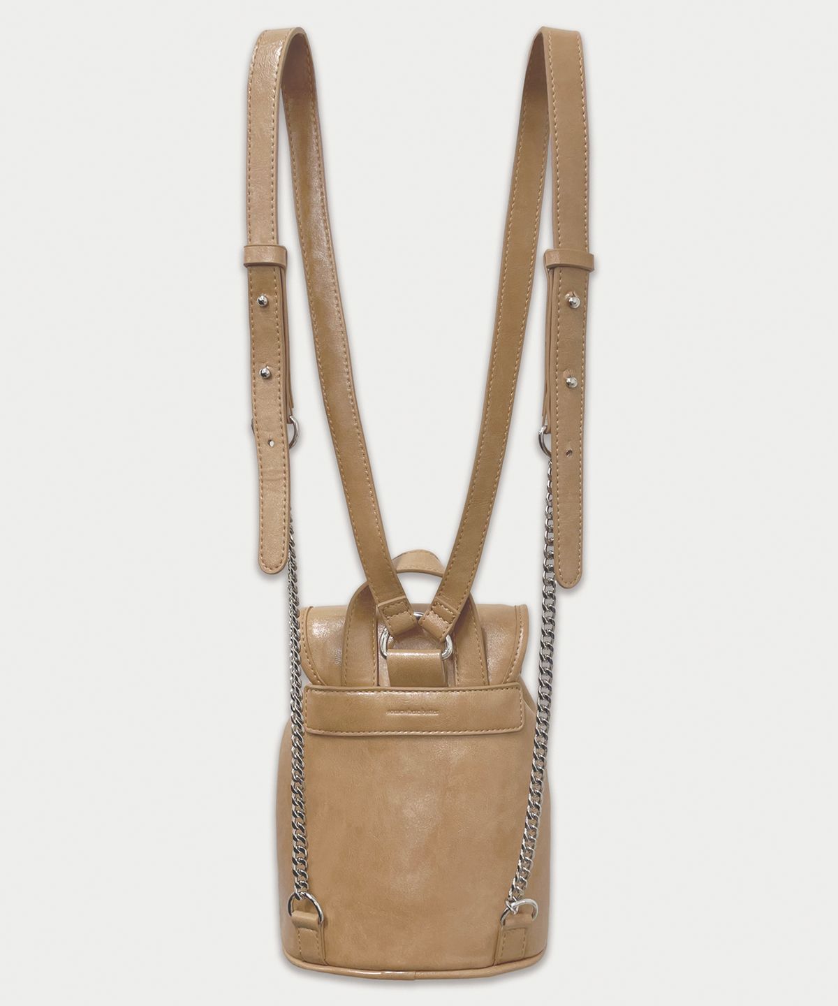 썸웨어버터(SOMEWHEREBUTTER) Mini Fle Backpack - Caramel