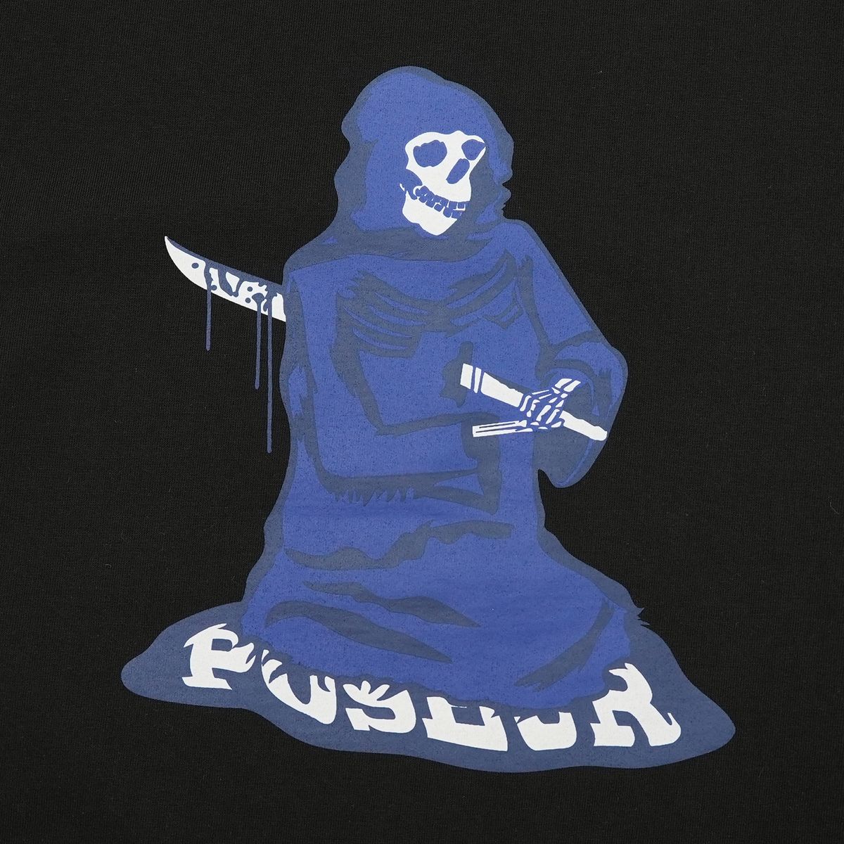 포져(POSR) SUICIDE LS TEE / BLACK