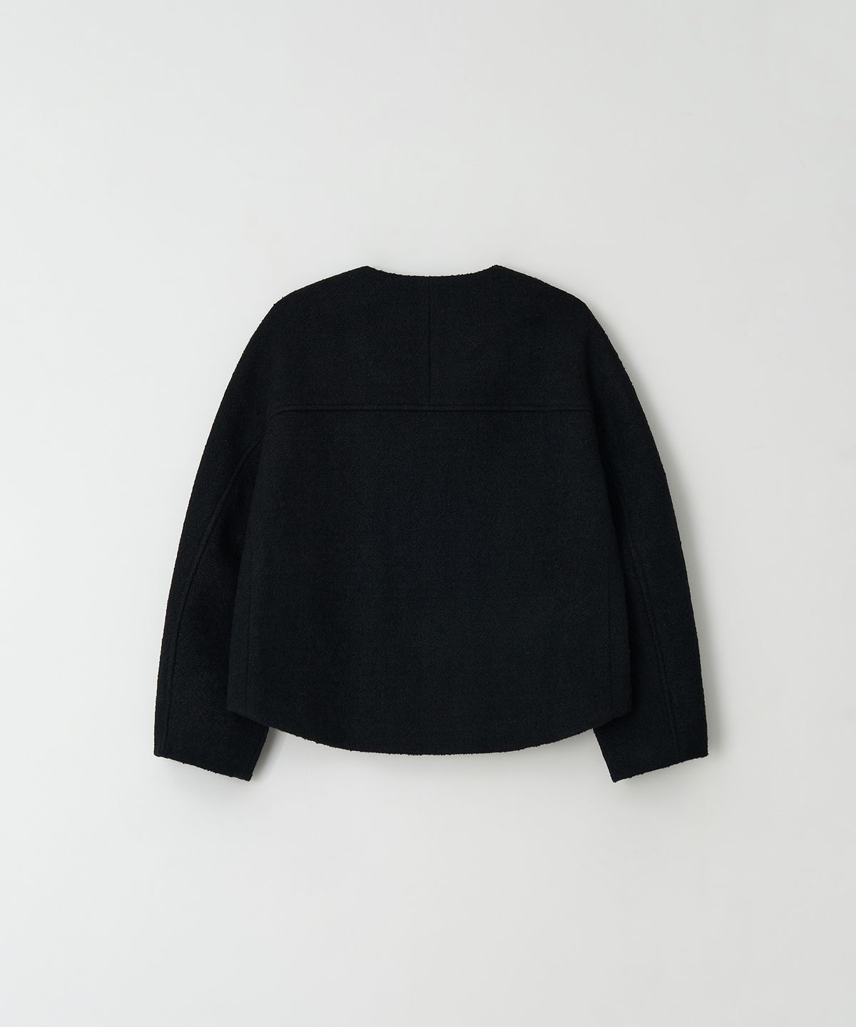 더페니(THE PENNY) V NECK SHORT COAT - Black