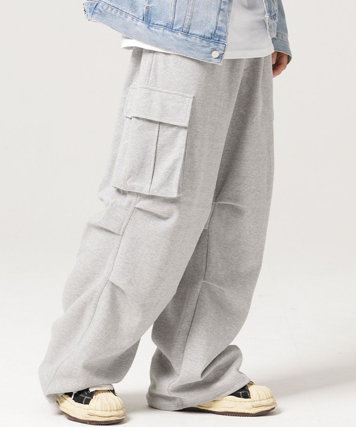 아티스트웨어(ARTISTWEAR) [ATW] 와이드 카고 스웻팬츠