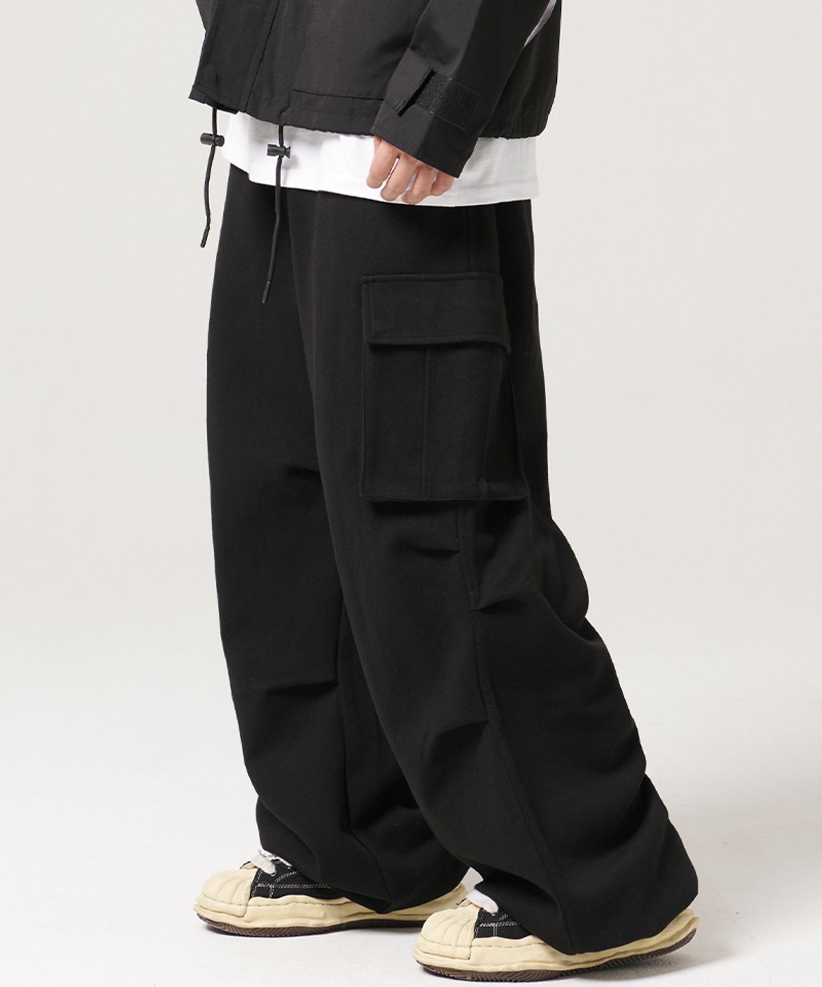 아티스트웨어(ARTISTWEAR) [ATW] 와이드 카고 스웻팬츠