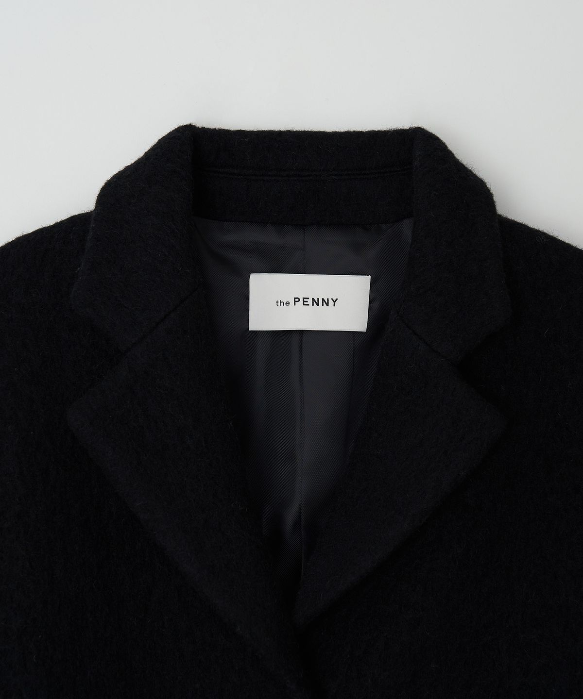 더페니(THE PENNY) WOOL ALPACA JACKET - Black