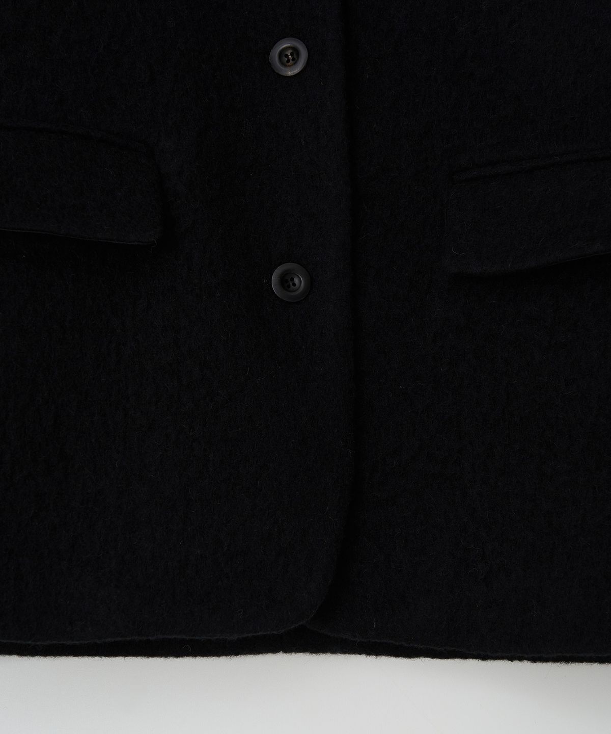 더페니(THE PENNY) WOOL ALPACA JACKET - Black