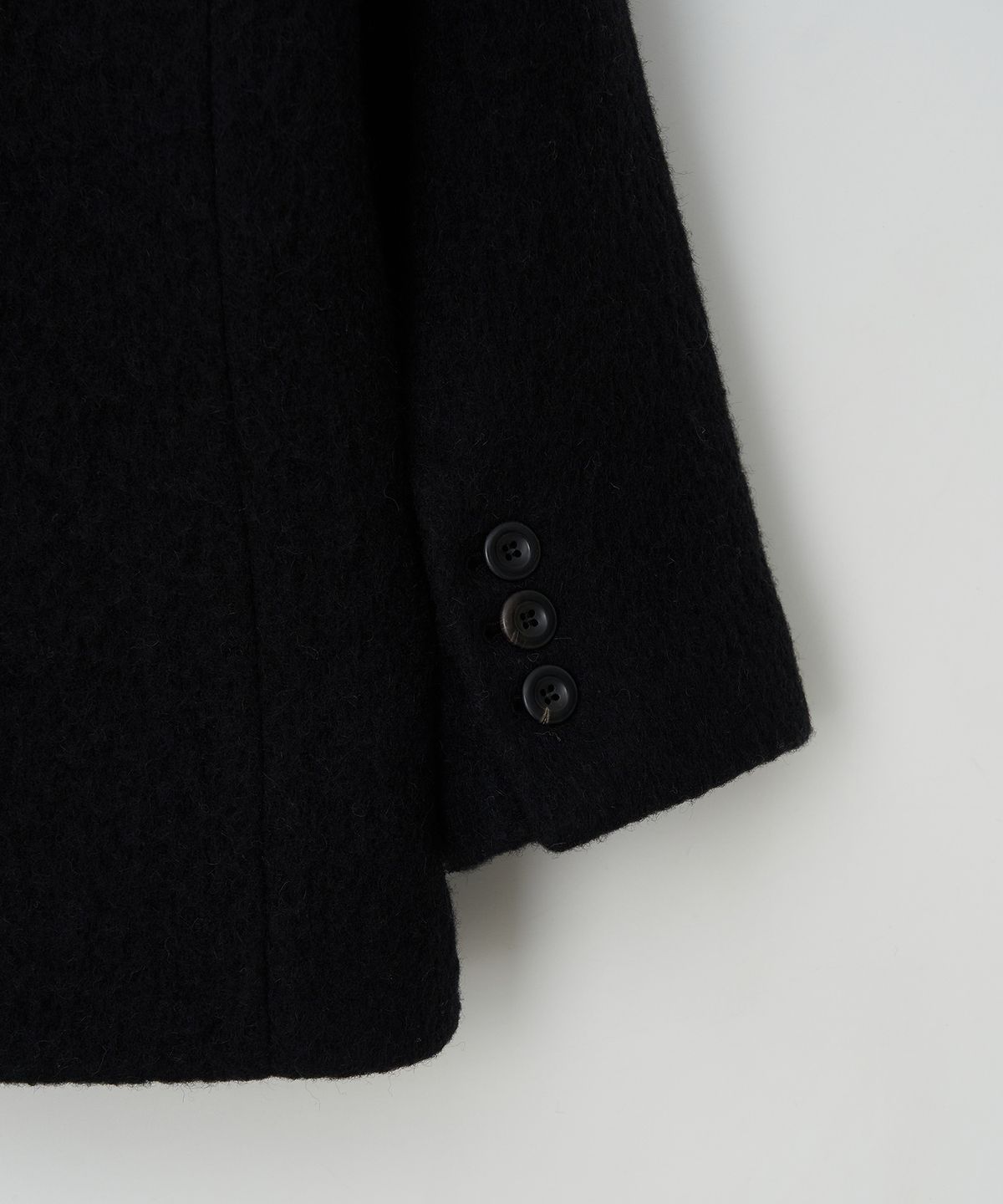 더페니(THE PENNY) WOOL ALPACA JACKET - Black