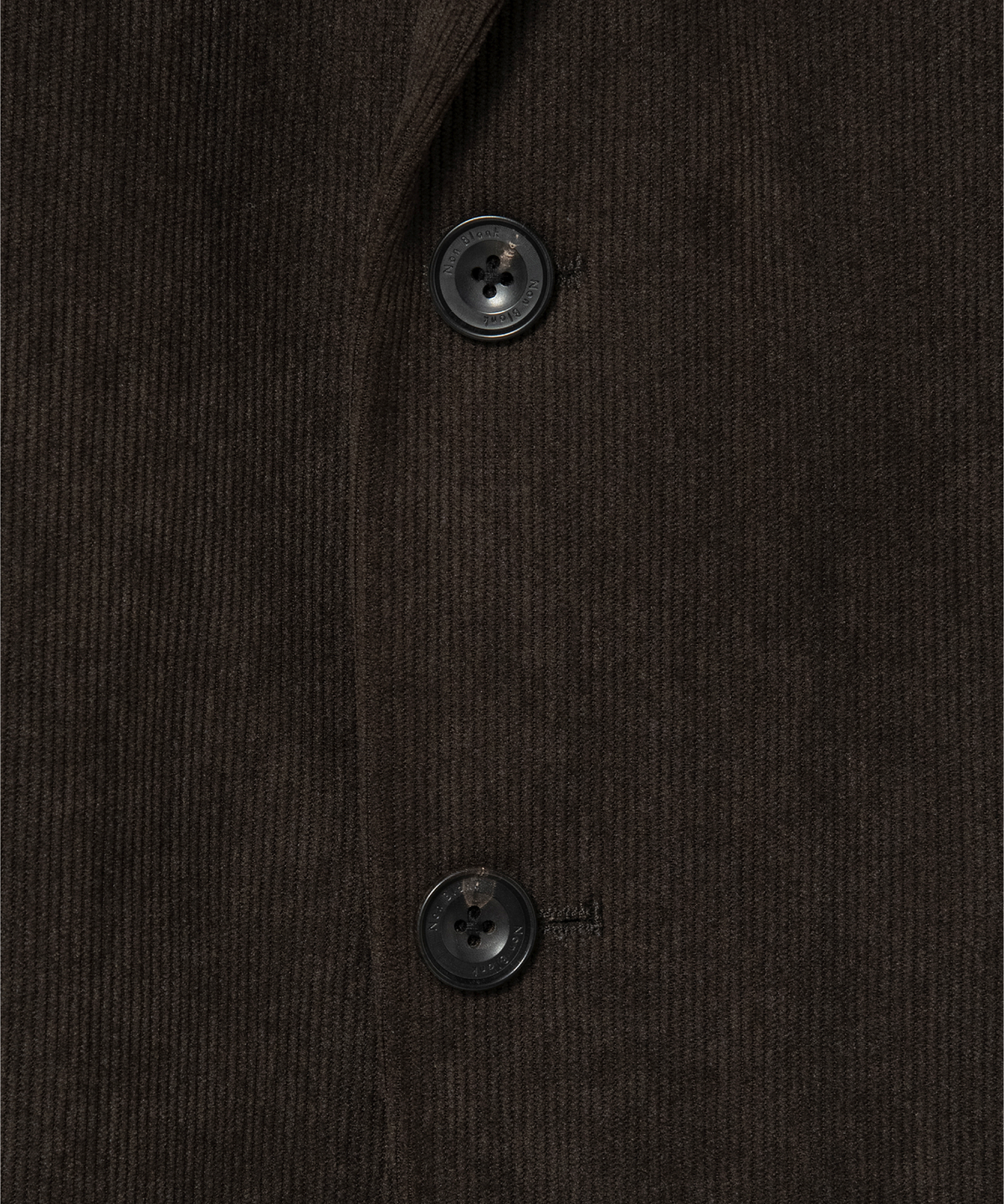 넌블랭크(NONBLANK) 코듀로이 세미 오버 핏 셋업 수트_DARK BROWN