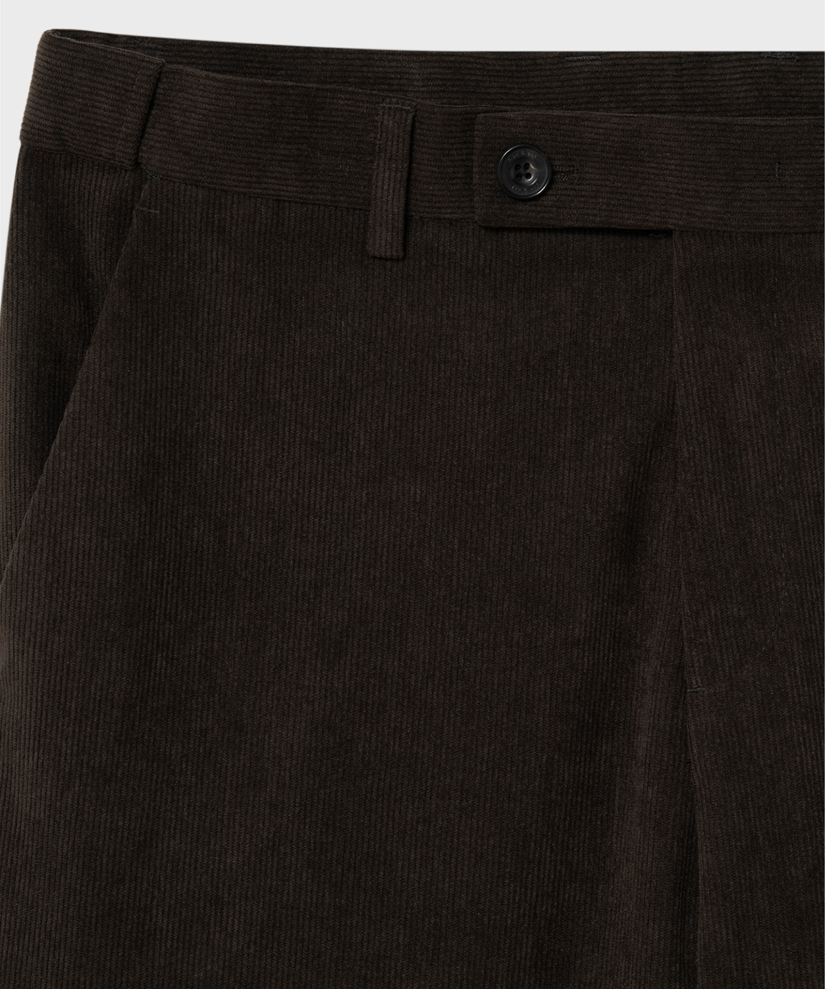 넌블랭크(NONBLANK) 코듀로이 세미 오버 핏 셋업 수트_DARK BROWN