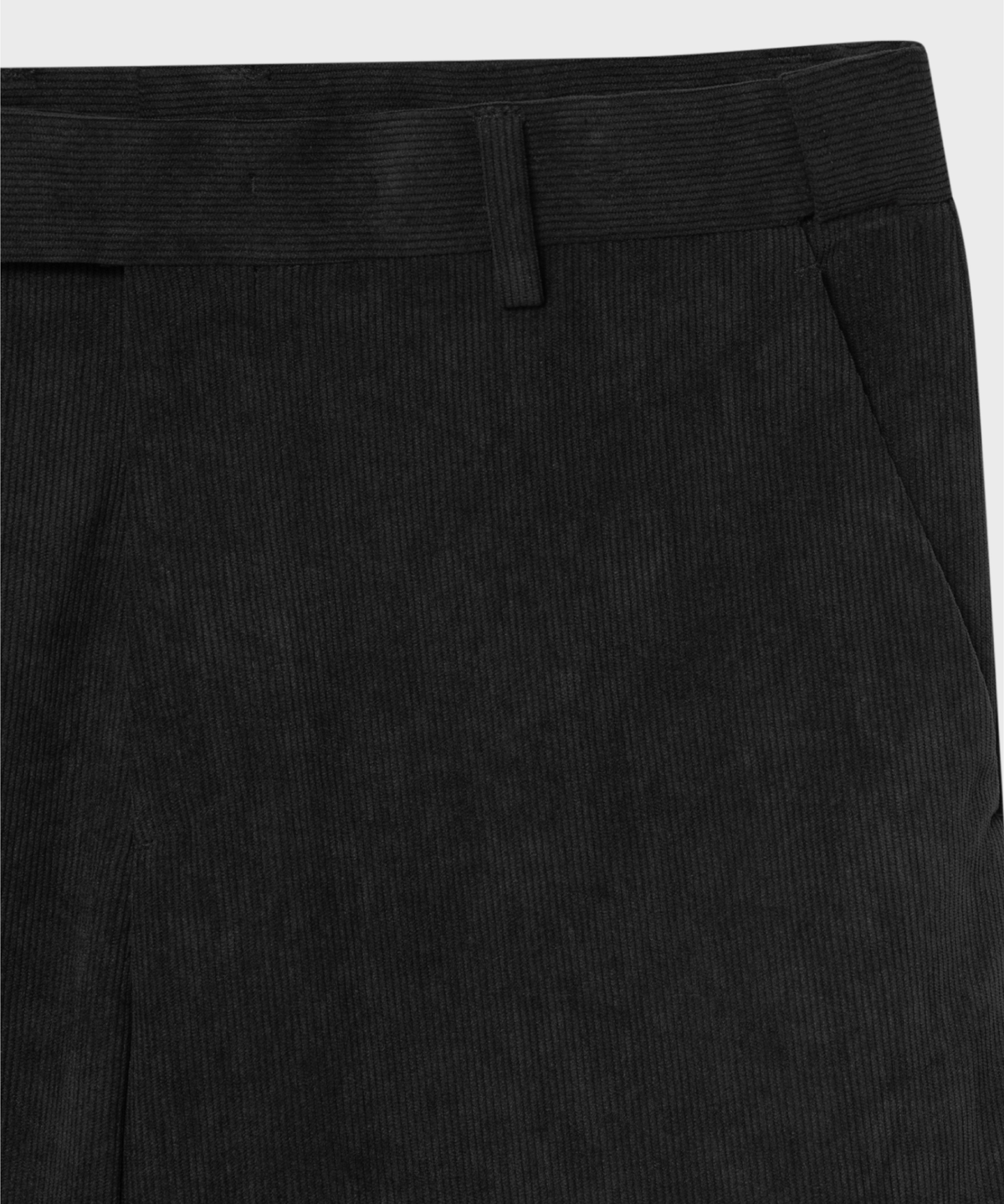 넌블랭크(NONBLANK) 코듀로이 플레어 핏 슬랙스_DARK GREY