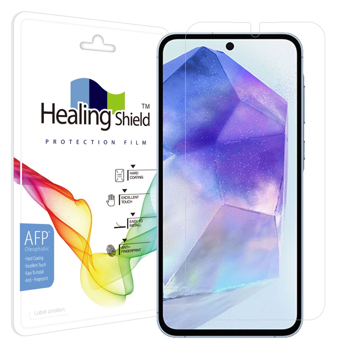 힐링쉴드(HEALINGSHIELD) 갤럭시 퀀텀5 올레포빅 액정보호필름 1매
