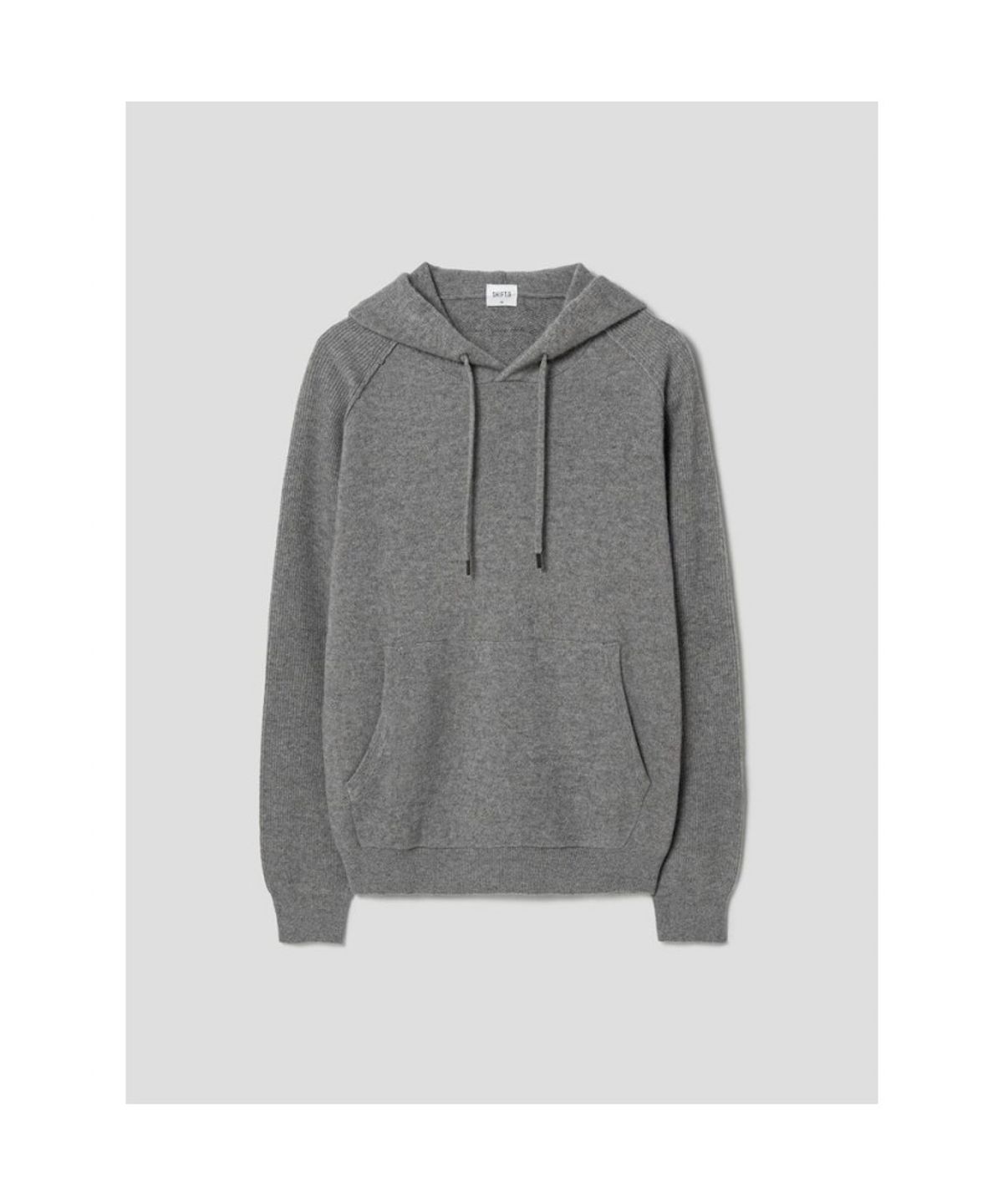 시프트지(SHIFT.G) Wool Texture Hoodie Sweater  Grey