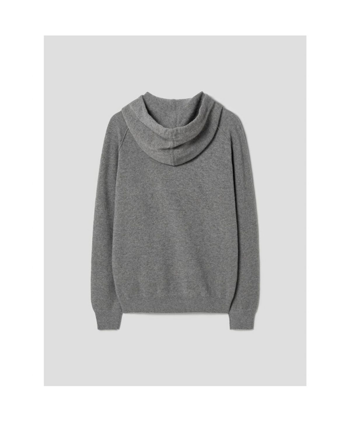 시프트지(SHIFT.G) Wool Texture Hoodie Sweater  Grey
