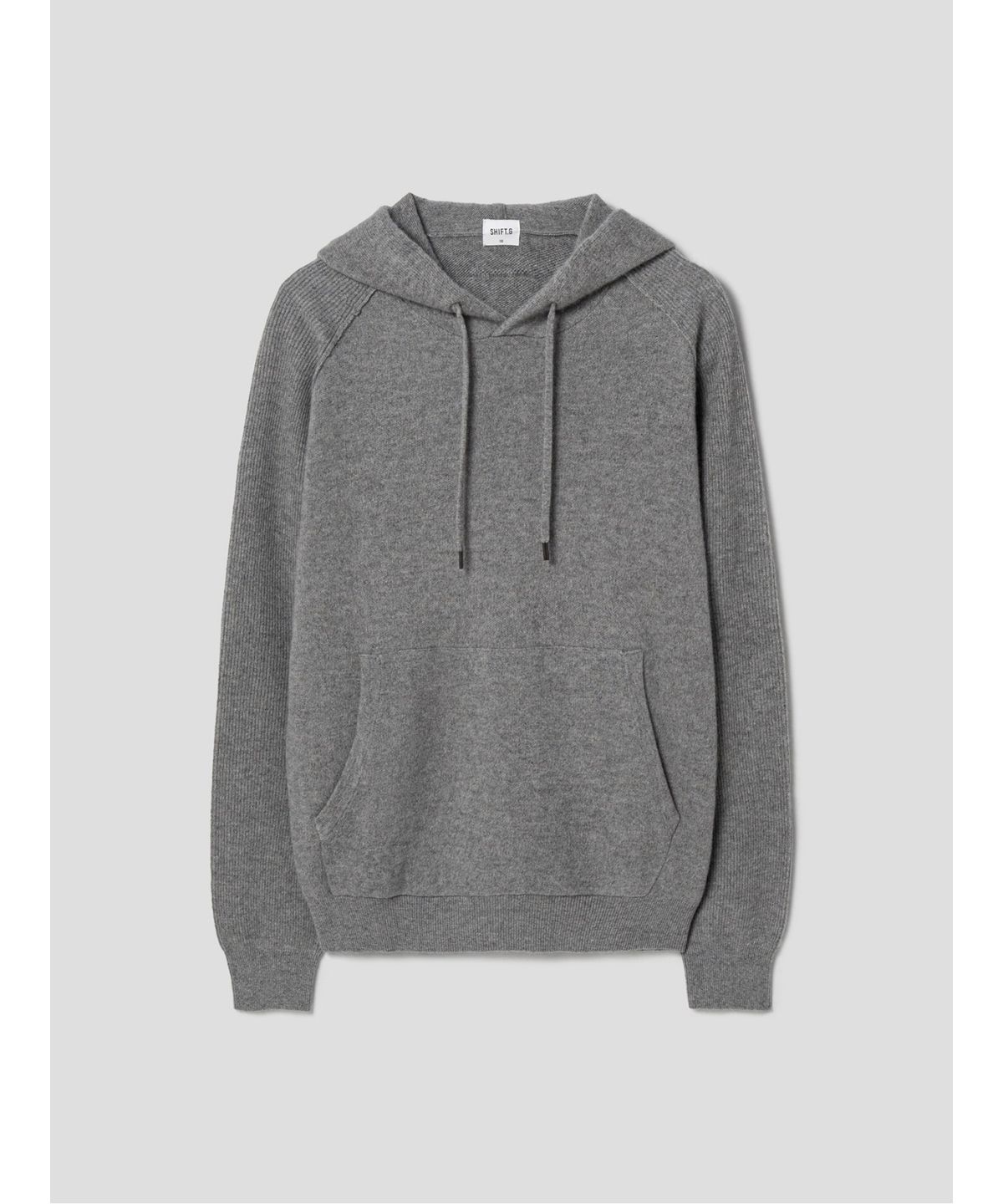 시프트지(SHIFT.G) Wool Texture Hoodie Sweater  Grey