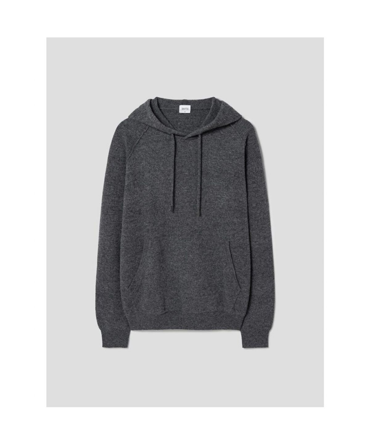시프트지(SHIFT.G) Wool Texture Hoodie Sweater  Ash