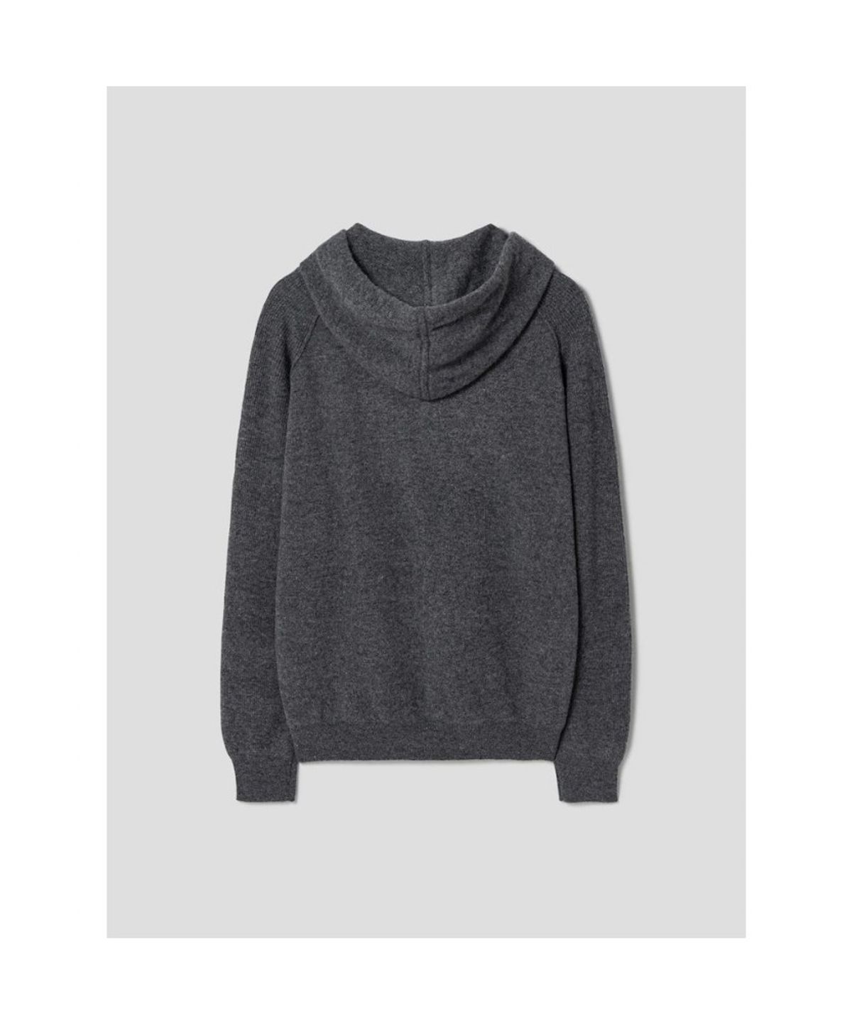 시프트지(SHIFT.G) Wool Texture Hoodie Sweater  Ash