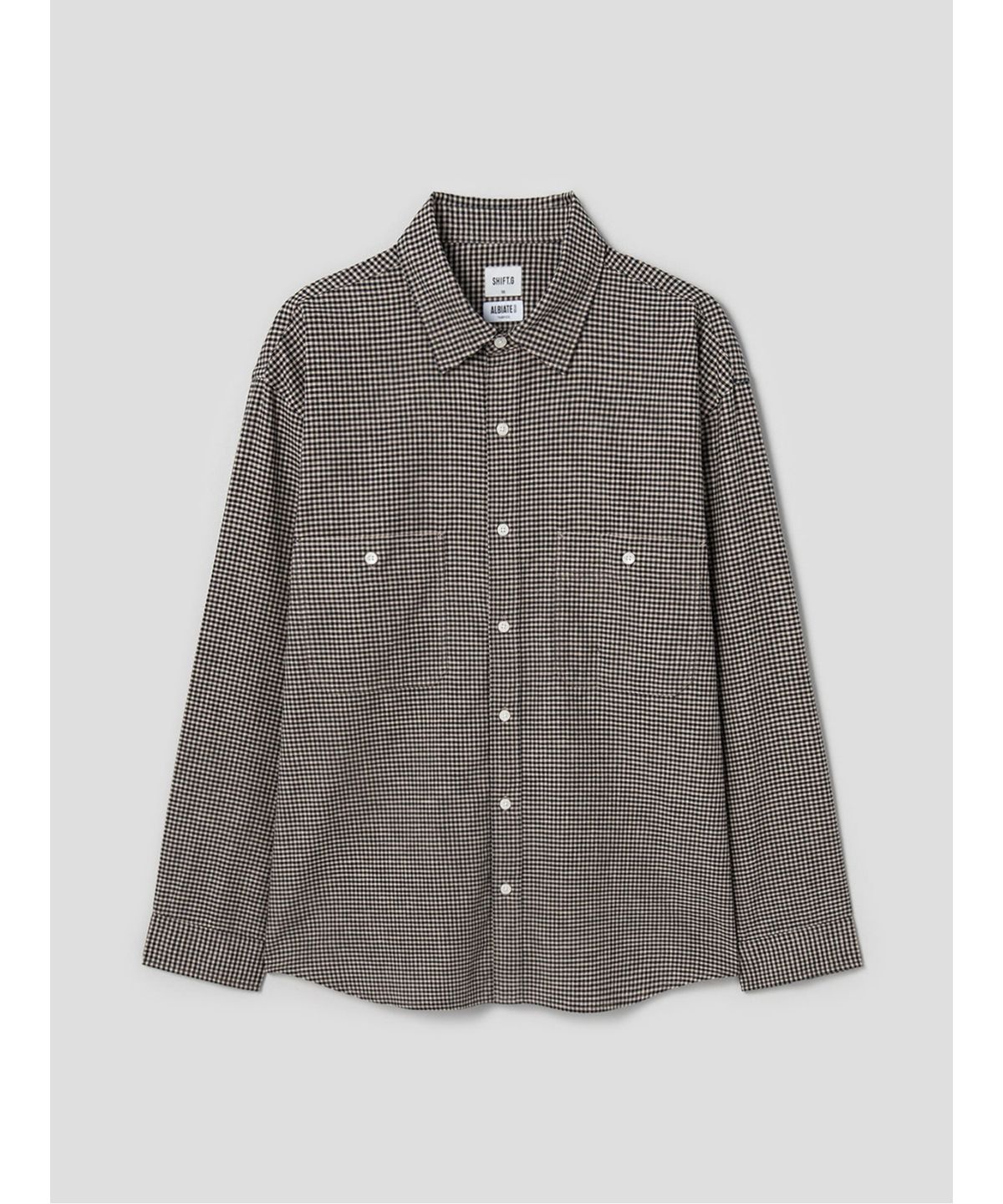시프트지(SHIFT.G) Micropattern Cloud Shirts  Navy