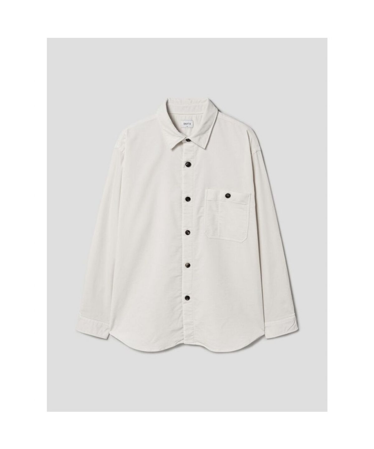 시프트지(SHIFT.G) Corduroy Cloud Shirts  Ivory