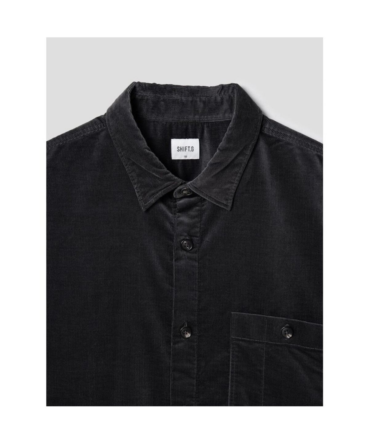 시프트지(SHIFT.G) Corduroy Cloud Shirts  Ash