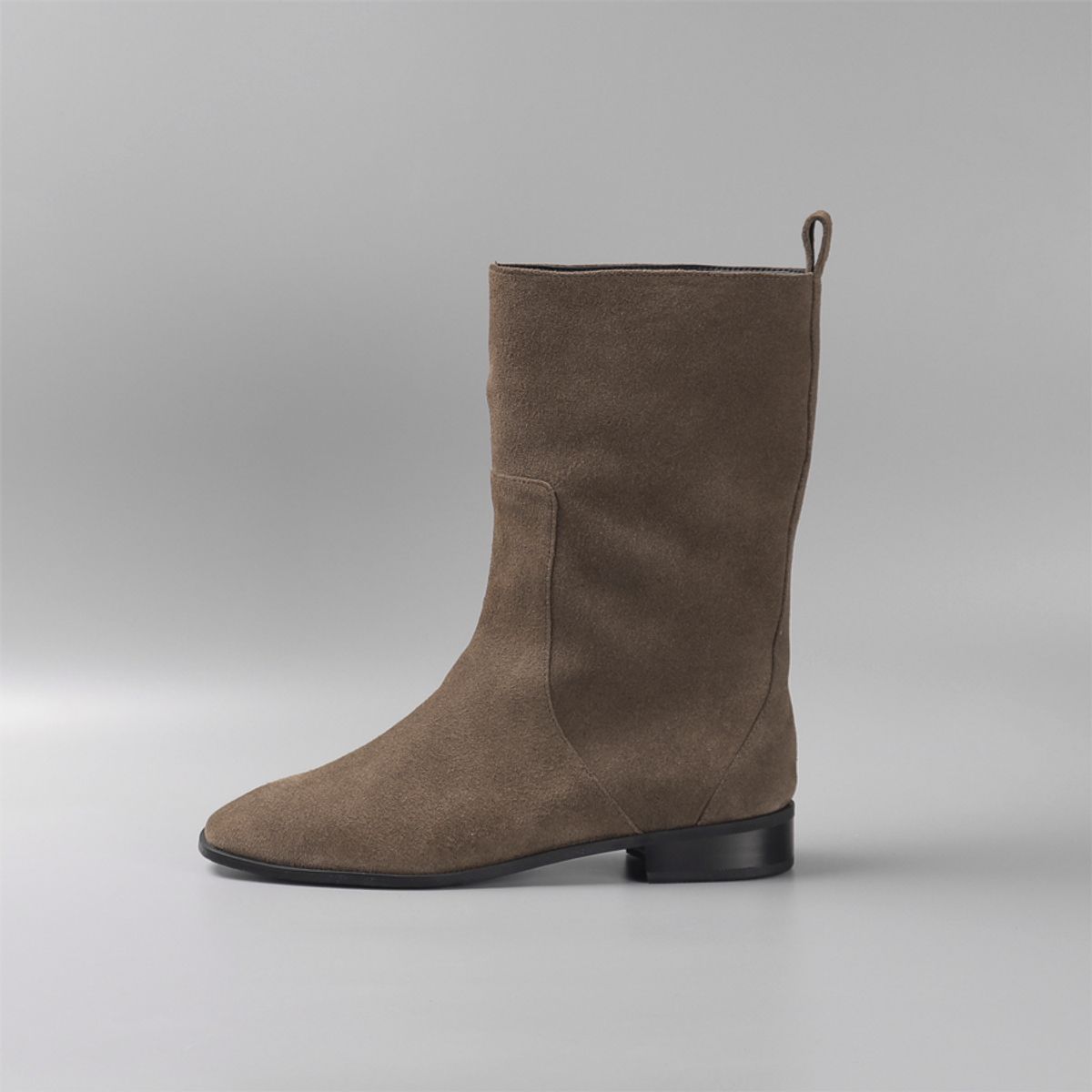 루시크루(LUCY CREW) Suede Half Boots LC350_3colors