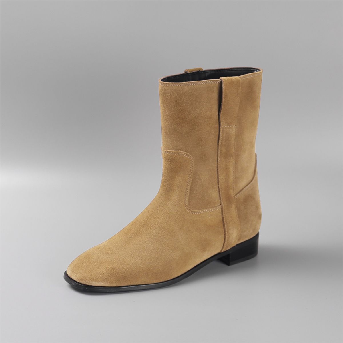 루시크루(LUCY CREW) Western Ankle Boots LC351_3colors