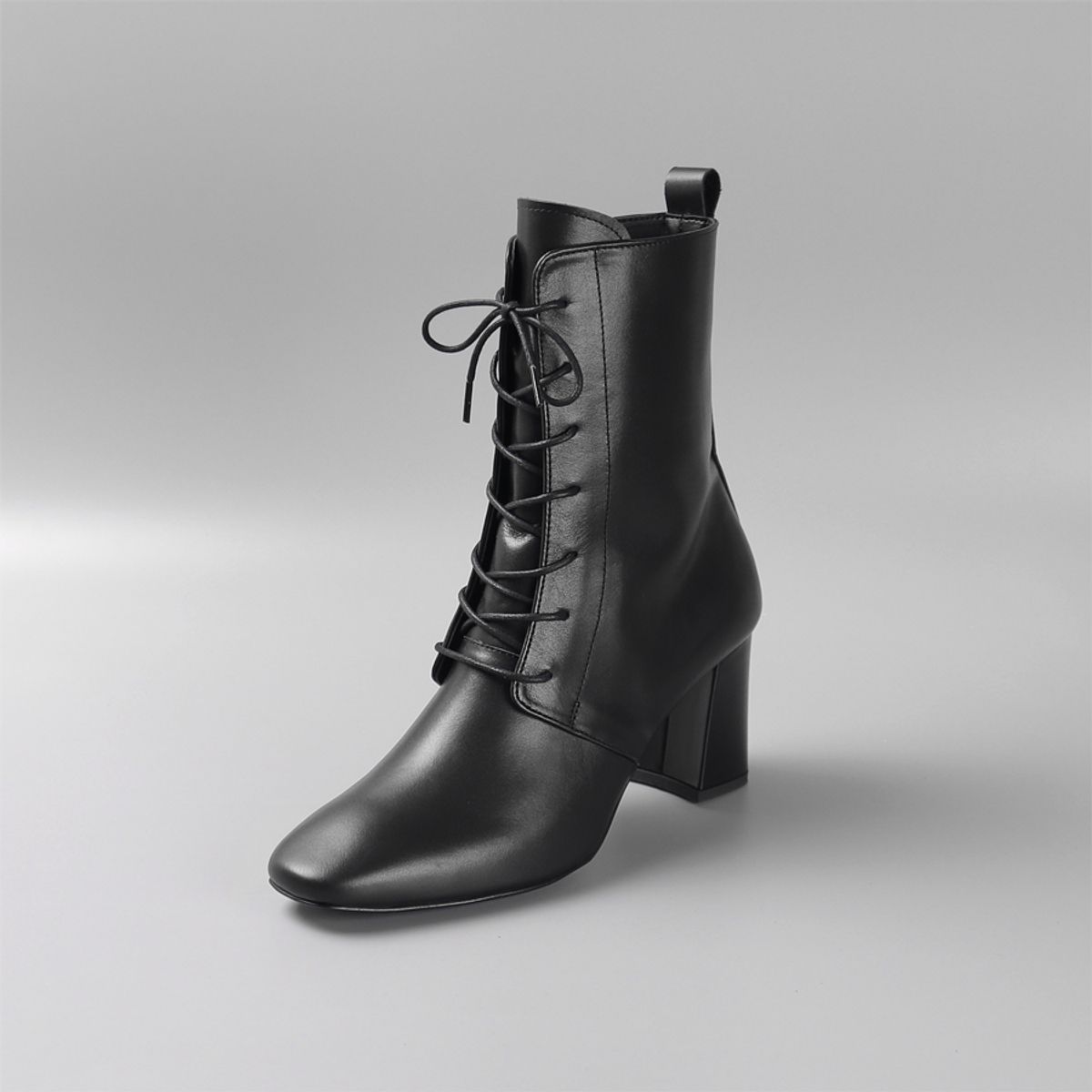 루시크루(LUCY CREW) Race-up Ankle Boots LC353