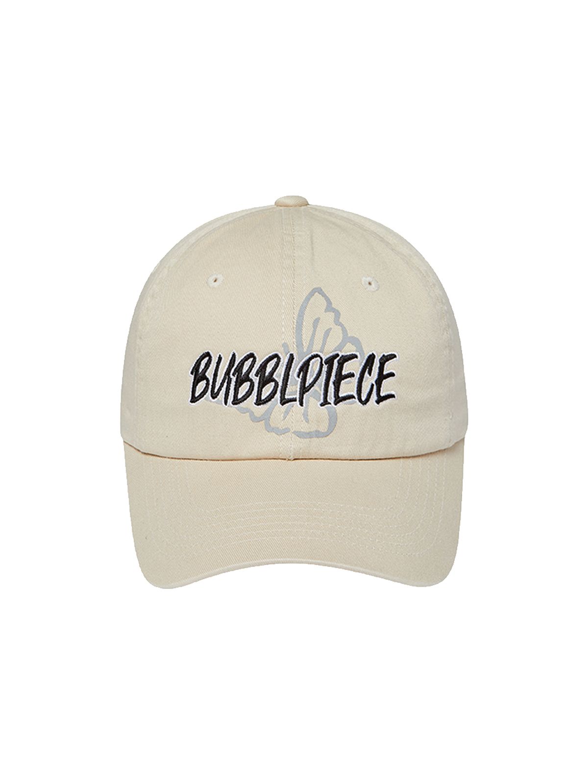 버블피스(BUBBLPIECE) 버블피스 버터플라이 볼캡_오트밀