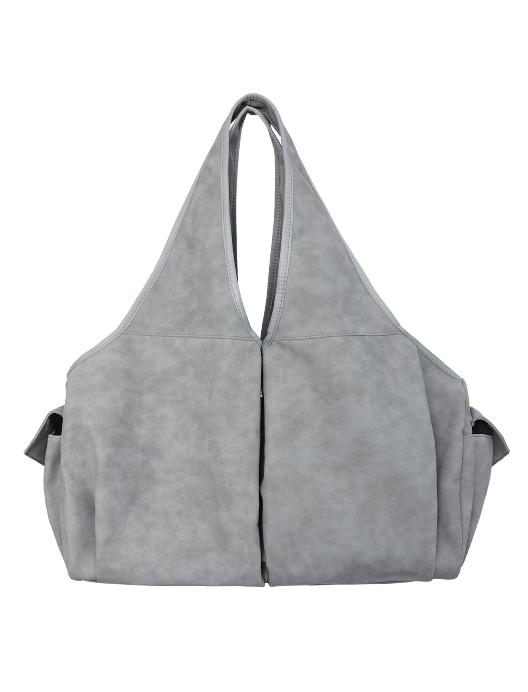 MUSINSA | SIWEOL107 [Vegan Nubuck] Bow Shoulder Bag (Light Grey)