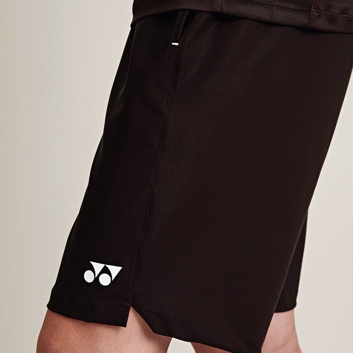 요넥스(YONEX) 245PH006M 데님/다크 브라운 남성용 바텍 포인트 반바지