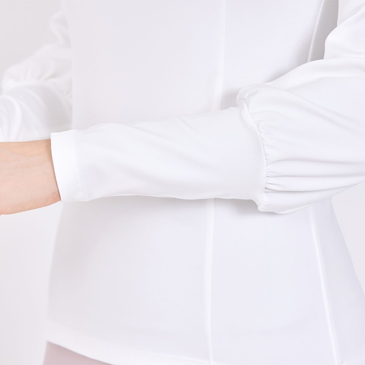 제이제인(J.JANE) 트위드 스카프 티셔츠 (White)