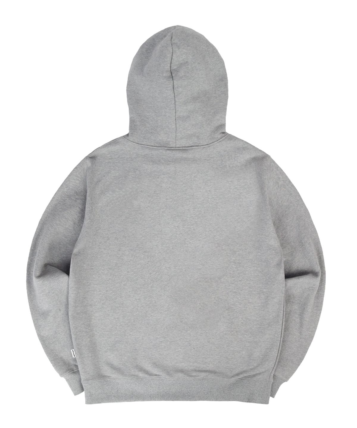 이스케이프프롬(ESCAPEFROM) 블루 ESCF 로고 콜라주 프린트 후드티 그레이