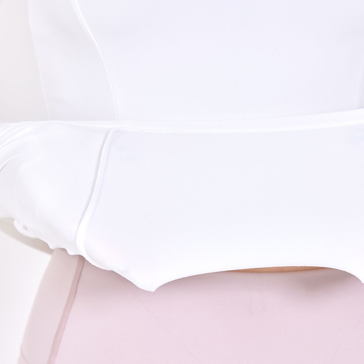 제이제인(J.JANE) 기모 슬림 폴라 티셔츠 (White)