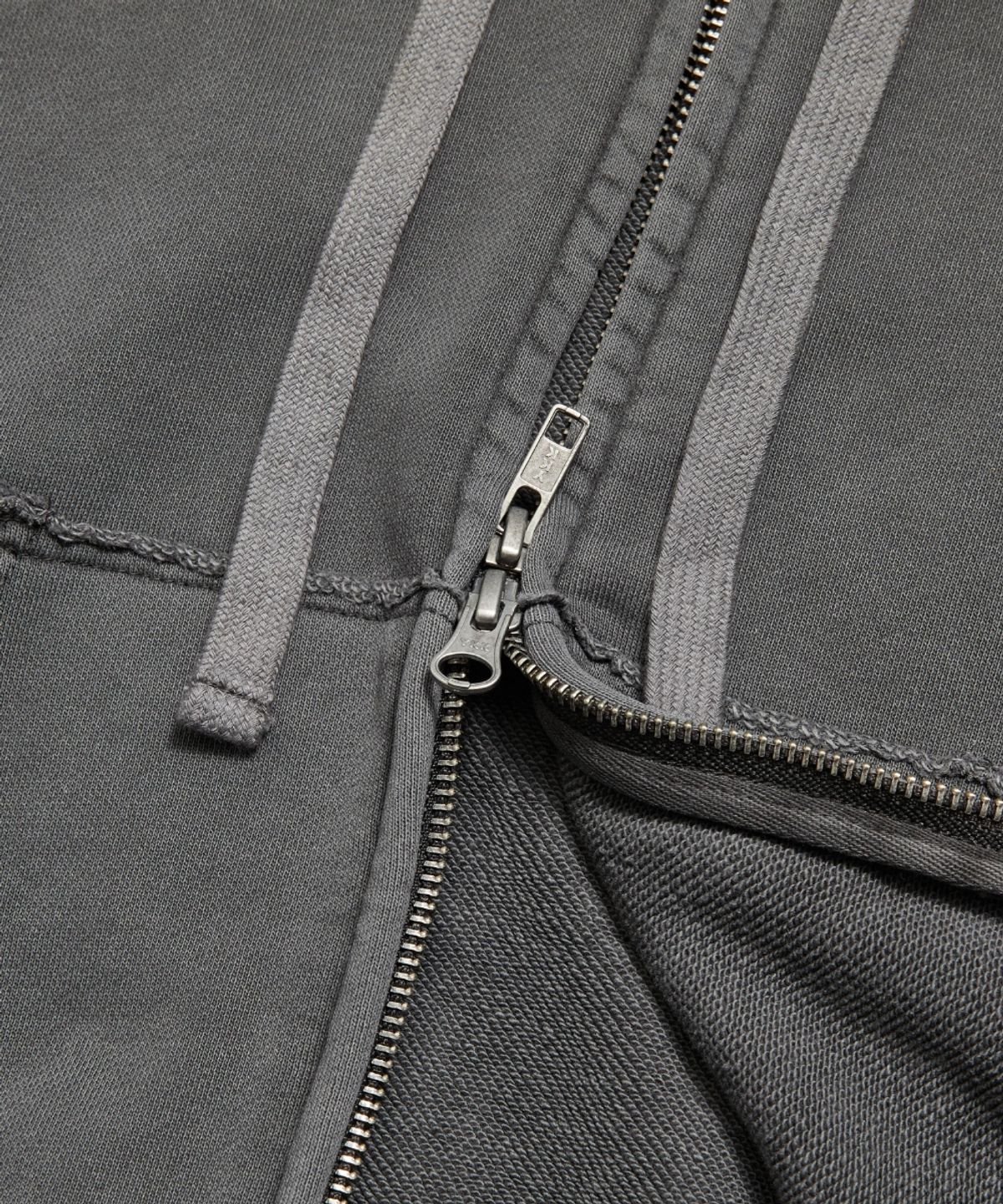 마크곤잘레스(MARK GONZALES) WOMENS PIGMENT HEART GONZ HOODIE ZIP-UP - CHARCOAL