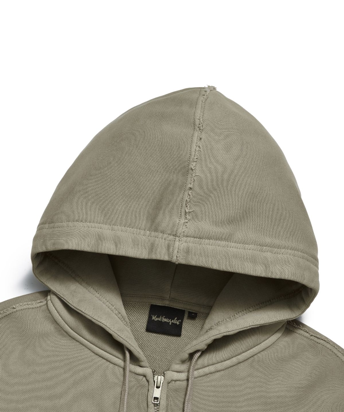 마크곤잘레스(MARK GONZALES) WOMENS PIGMENT HEART GONZ HOODIE ZIP-UP - GRAY BEIGE
