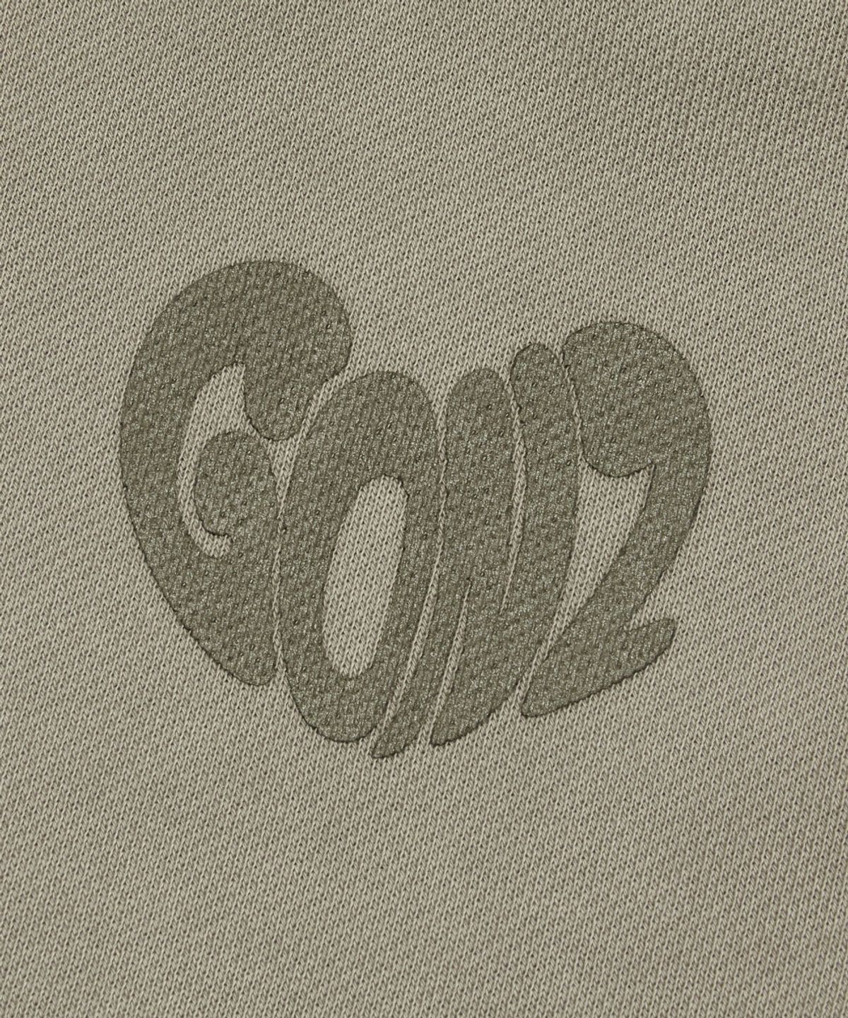 마크곤잘레스(MARK GONZALES) WOMENS PIGMENT HEART GONZ HOODIE ZIP-UP - GRAY BEIGE