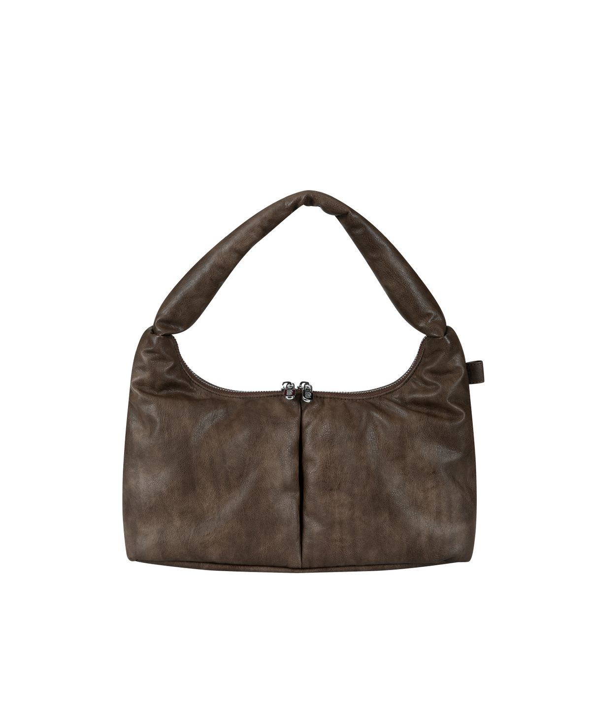 필인더블랭크(FILLINTHEBLANK) Soft Basket Hobo Bag (S)(brown)