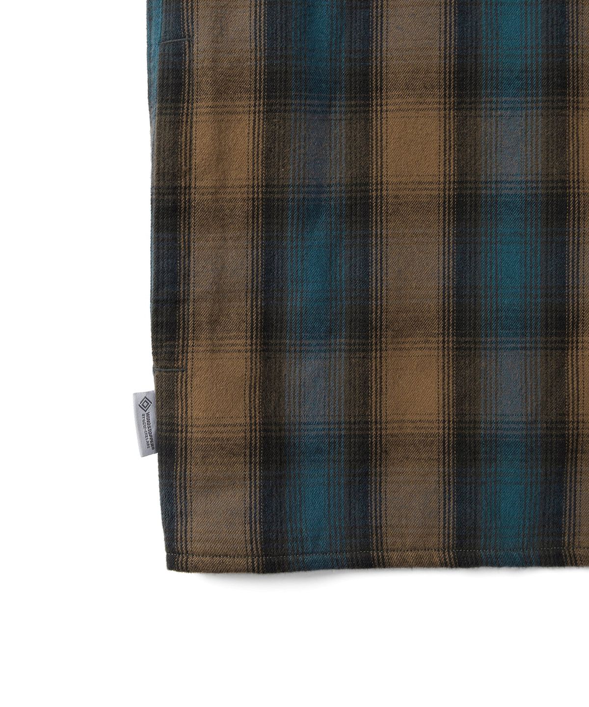 디스이즈네버댓(THISISNEVERTHAT) GORE-TEX WINDSTOPPER® Shaggy Check Shirt Blue
