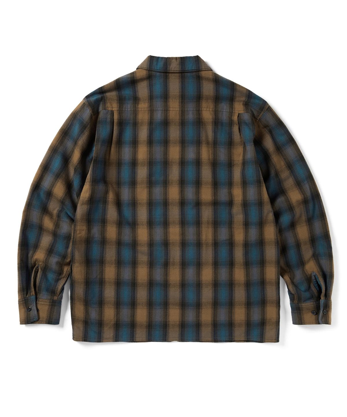 디스이즈네버댓(THISISNEVERTHAT) GORE-TEX WINDSTOPPER® Shaggy Check Shirt Blue