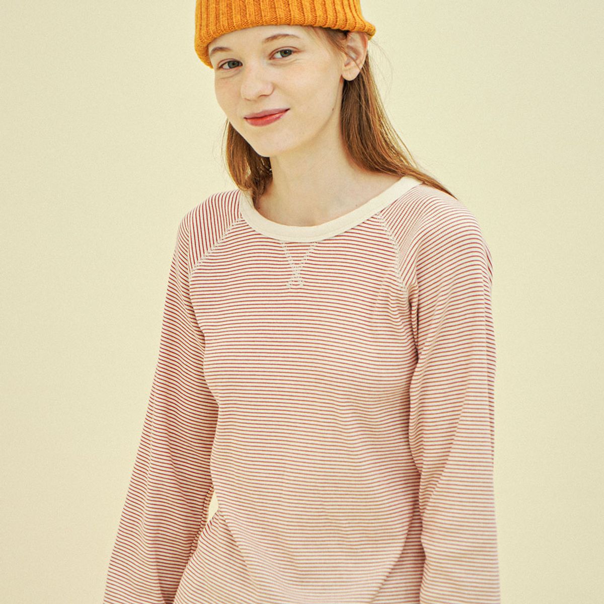 치키타(CHIQUITA) 래글런 스웨트셔츠 (ST립) 레드 243602TRD