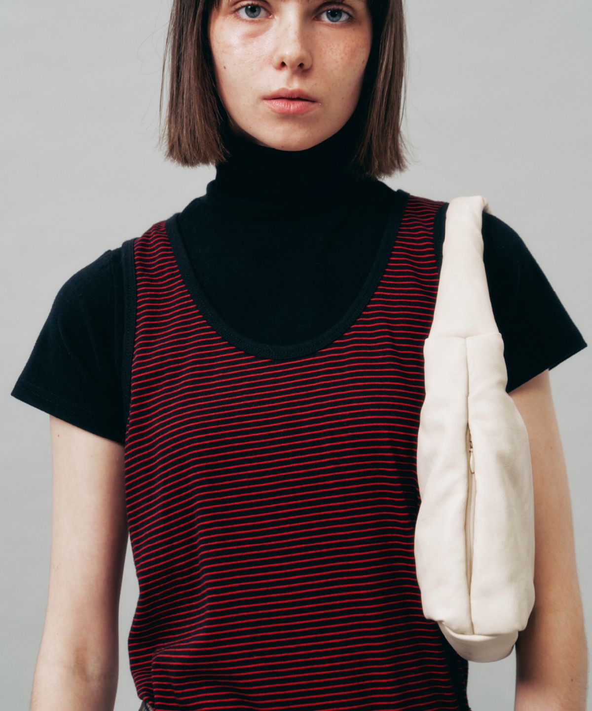 필인더블랭크(FILLINTHEBLANK) Soft Basket Hobo Bag (S)(beige)