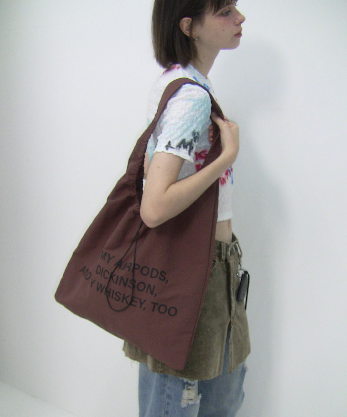 필인더블랭크(FILLINTHEBLANK) Stance Packable Multi Bag(brown)