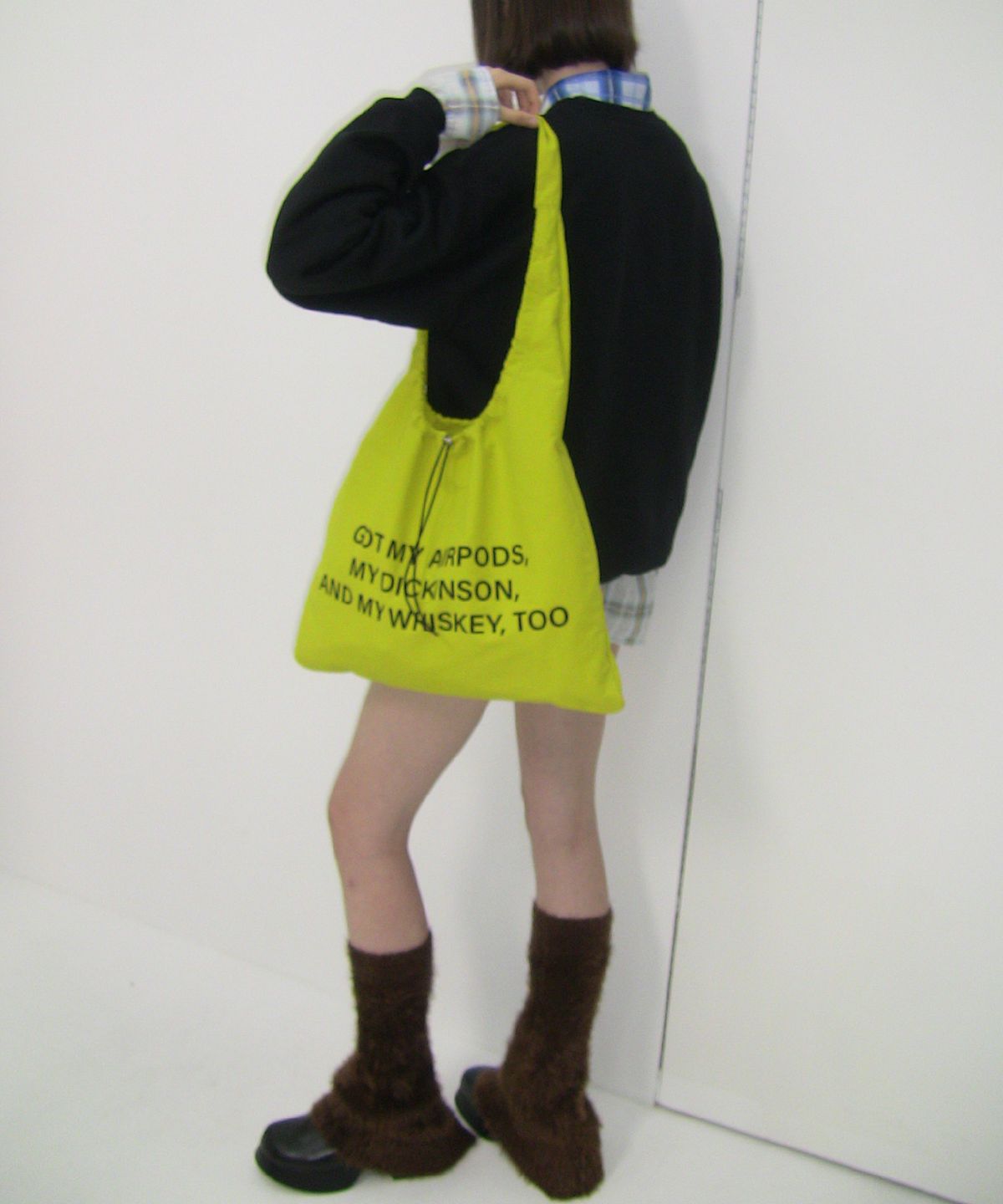 필인더블랭크(FILLINTHEBLANK) Stance Packable Multi Bag(lime)