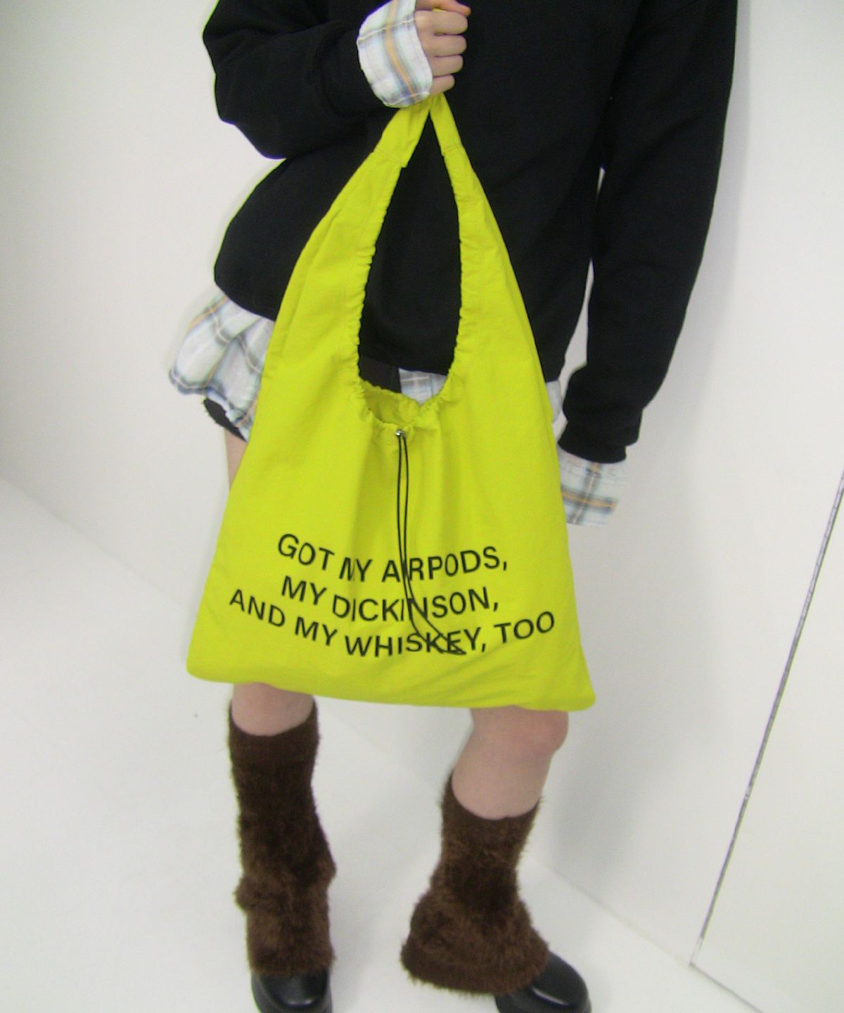 필인더블랭크(FILLINTHEBLANK) Stance Packable Multi Bag(lime)