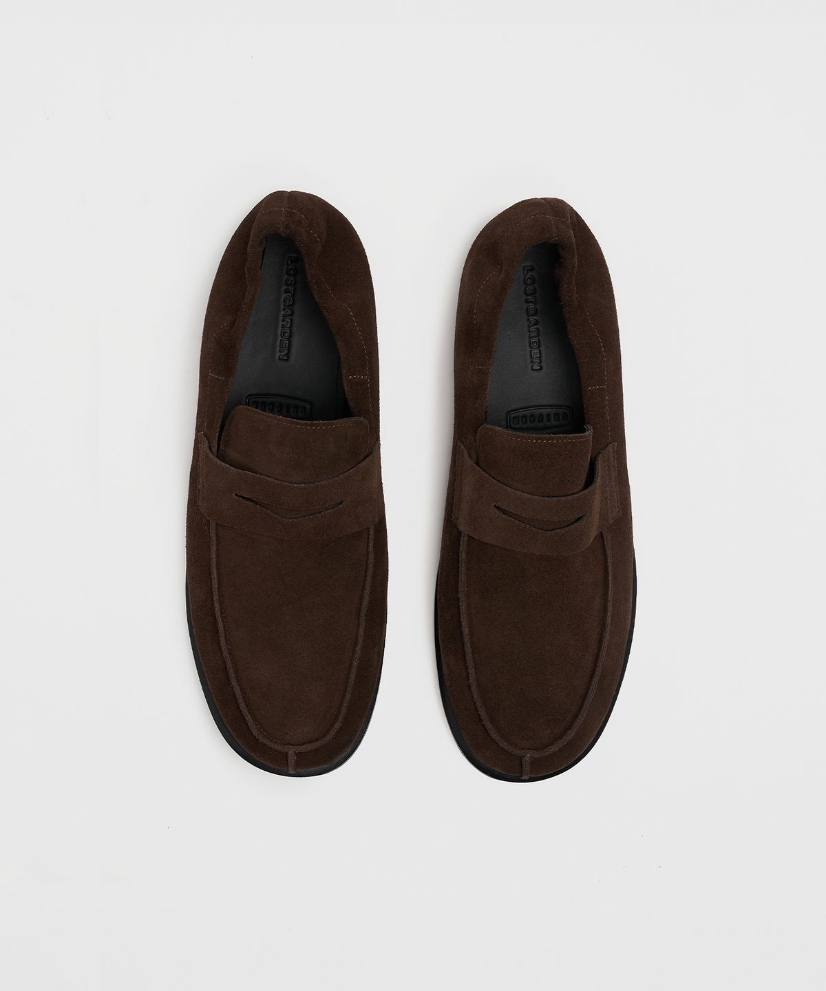 로스트가든(LOSTGARDEN) UNIFORM Flat Loafer Brown