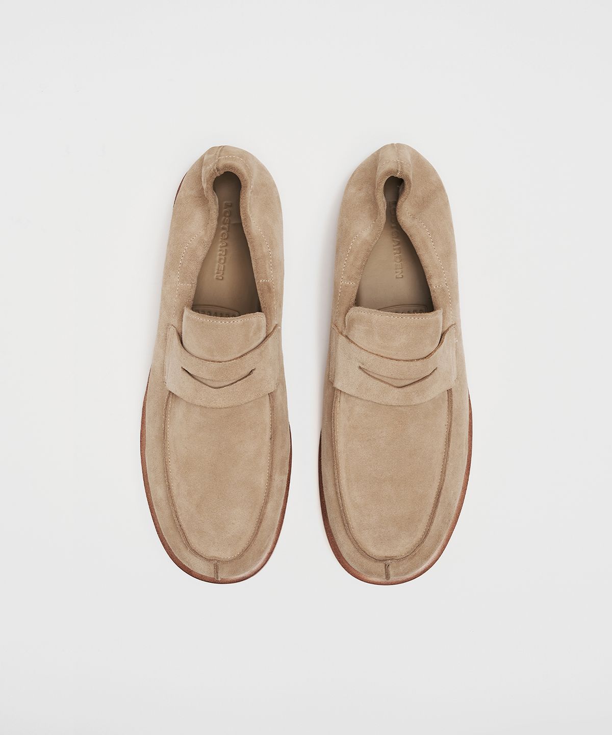 로스트가든(LOSTGARDEN) UNIFORM Flat Loafer Beige