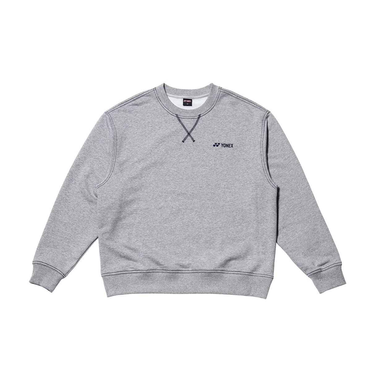 요넥스(YONEX) 245TL009U 데님/멜란지 그레이 공용 캐주얼 감성 맨투맨 티셔츠