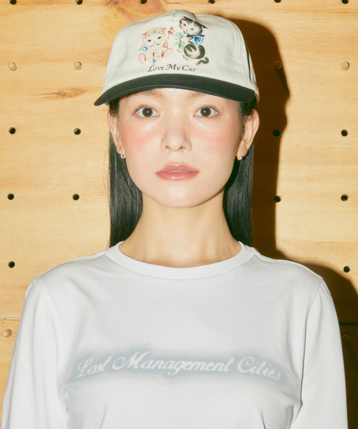 엘엠씨(LMC) LOVE MY CAT 5PANEL CAP ivory