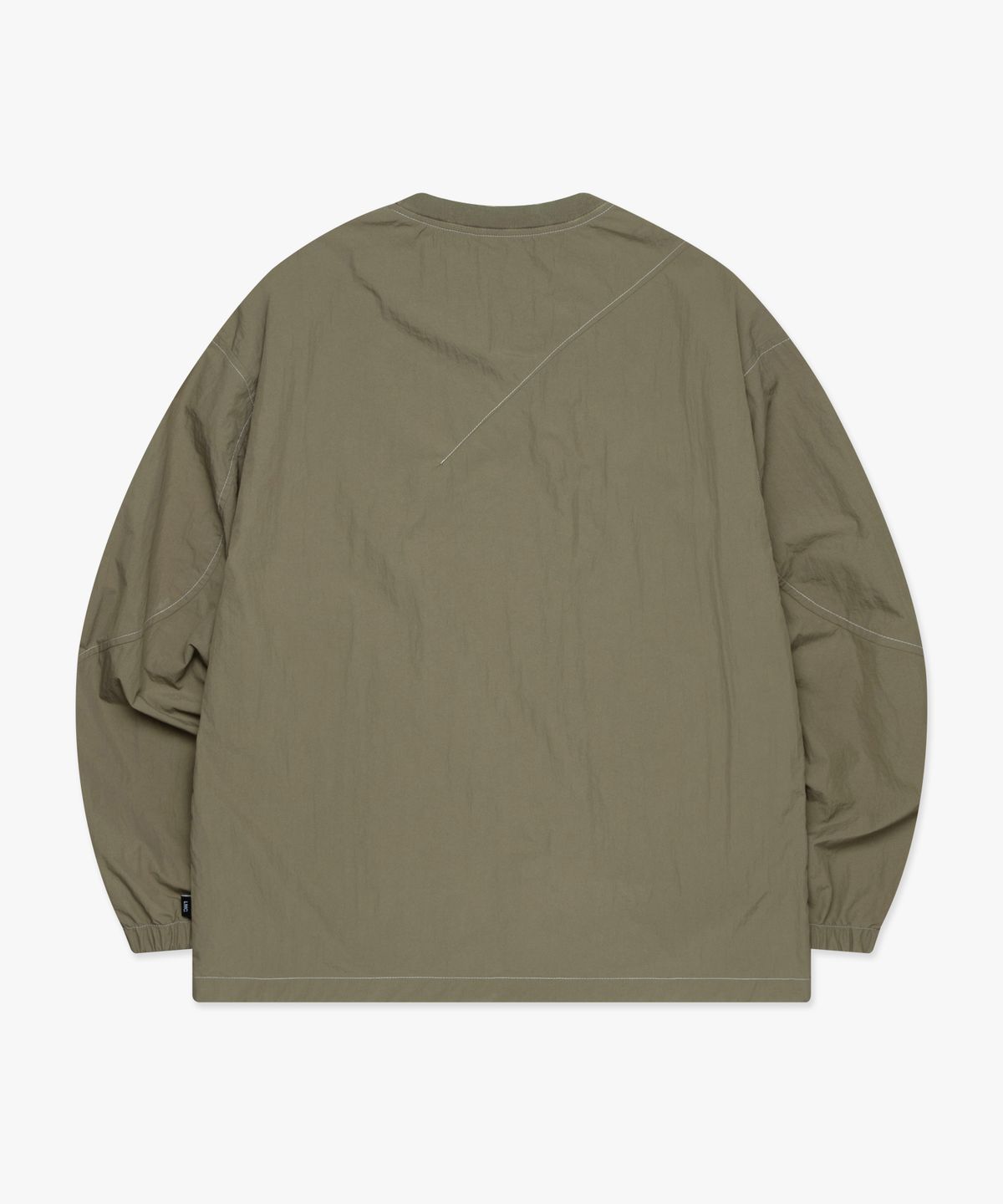 엘엠씨(LMC) NYLON CURVED DART CREWNECK khaki