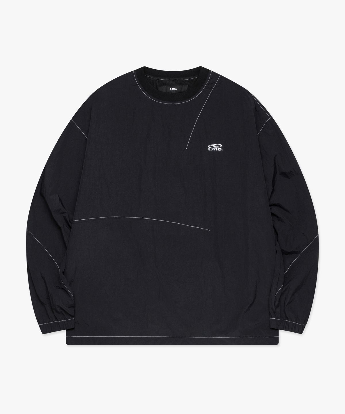 엘엠씨(LMC) NYLON CURVED DART CREWNECK black