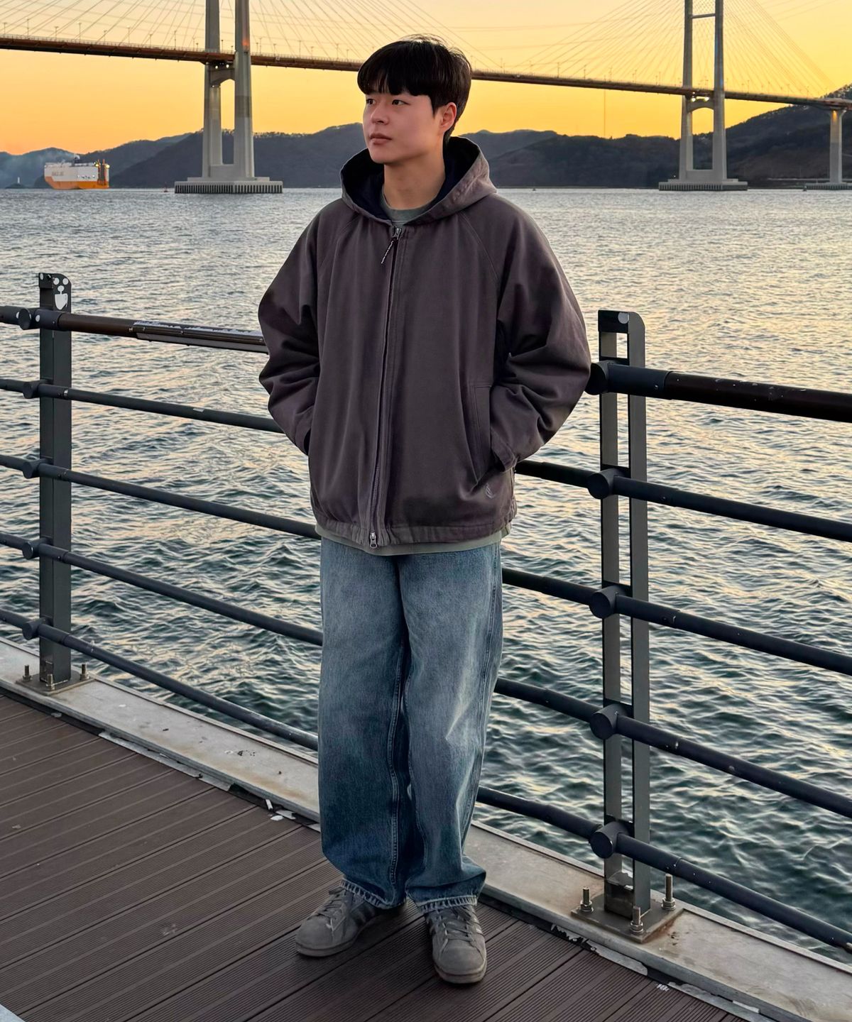 노티카(NAUTICA) 패디드 하버 파카 NPD0614