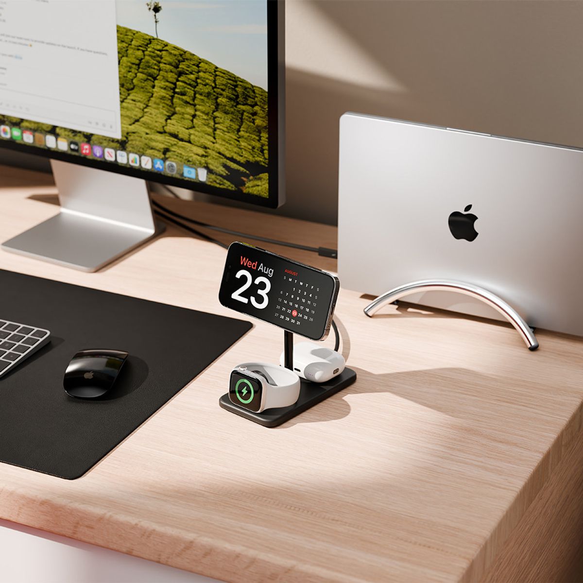 트웰브사우스(TWELVE SOUTH) 하이라이즈 3 디럭스 Hirise 3 Deluxe 3in1 맥세이프 무선 충전 거치대